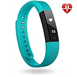 Lintelek Fitness Tracker, Heart Rate Smart Wristband, Sleep Monitor, Steps/Calorie and Distance Counter Pedometer for Android or iOS Phone