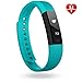 Lintelek Fitness Tracker, Heart Rate Smart Wristband, Sleep Monitor, Steps/Calorie and Distance Counter Pedometer for Android or IOS Phone