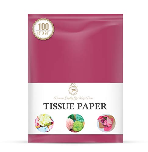 Cranberry Red Gift Wrapping Tissue Paper for Gift Packaging, Floral, Birthday, Christmas, Halloween, DIY Crafts and More 15