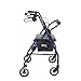 Drive Medical Mimi Lite Deluxe Aluminum Rollator, Flame Blue