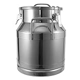 Dyna-Living Stainless Steel Milk Can 25 Liter Milk