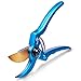 Doolini NATURE Professional Pruning Shears Bypass Garden Shears,Drop Forged Hand Pruners with Ergonomic Grip & Safety Lock (Metallic Blue)