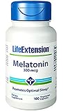 Life Extension Melatonin, 300 Mcg, 100 Capsules