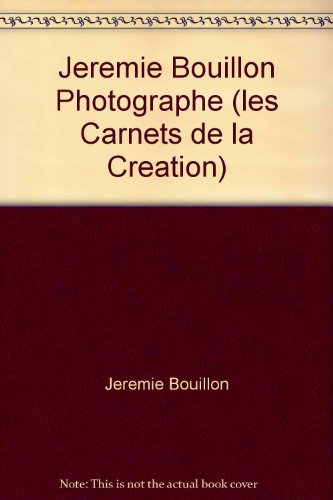Jérémie Bouillon, photographe