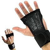 Mava Sports Cross Training Gloves with Wrist Support, Medium - Black