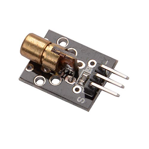 10pcs/lot KY-008 3pin 650nm Red Laser Transmitter Dot Diode Copper Head Module for arduino DIY Kit - Thumbnail 3