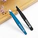 amoore Eyebrow Tweezers 2 pcs Hair Tweezer Stainless Steel Slant Tip and Pointed Eyebrow Tweezer Set for Plucking Chin Facial Hair Splinter