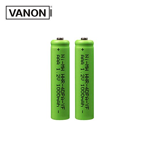 image for VANON 1000 mAh AAA Rechargeable Battery replacement for Panasonic HHR-