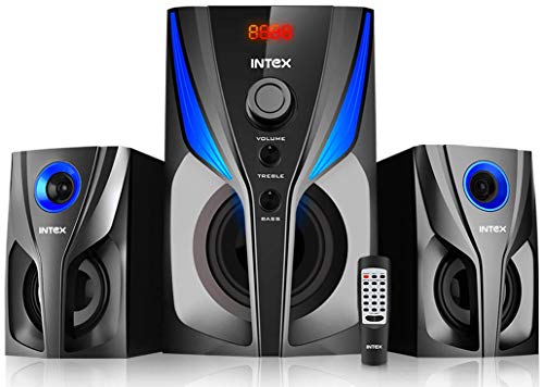 Intex 2.1 XV Jazz SUFB Speaker 2.1 Channel Multimedia Speaker with USB/SD/FM/BT/AUX