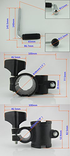 Goedrum Drum Rack Clamp for Tom Drum / 1.5 inch Tube Clamp