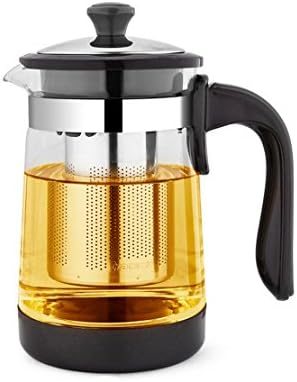 donfohy Glass teapot tea stainless steel filter health pot office teapot kettle suit