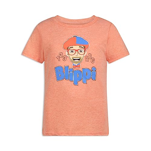CHILDREN’S APPAREL NETWORK KIDEO BOY’S 3-PIECE BLIPPI CREWNECK AND RAGLAN TEE SHIRT SET, ORANGE/GREY/BLUE, SIZE 18M