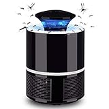 Huntingood Electric Mosquito Insect Killer/Bug Zapper with 360 Degrees LED Trap Lamp for Indoor(Black)