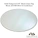 Hamilton Hills Polished 36 Inch Acrylic Glass Table Top | Transparent 3/8