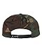 6089M Classic Snapback Pro-Style Wool Cap by Flexfit - One Size (Black)