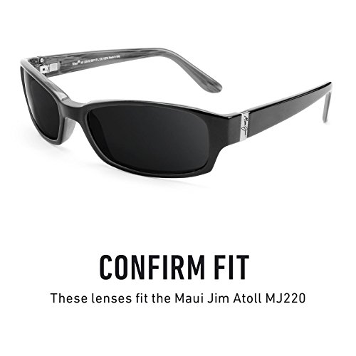 Revant Replacement Lenses for Maui Jim Atoll MJ220 Polarized Emerald Green MirrorShield