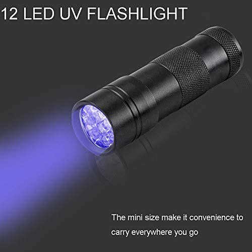 image for Niskite UV Flashlight Black Light Urine Detection, Portable Ultraviole
