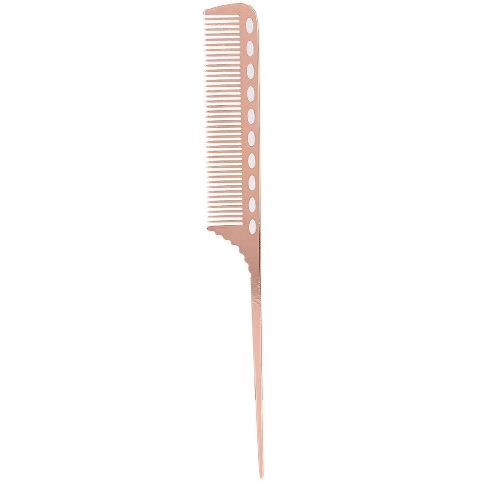 Tail Comb, Salon Anti static Hair Comb for Sectioning, Backcombing and Intricate Styling(Rose red)