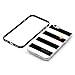 Urberry Iphone 7 Case, 4.7 inch Iphone 7 Case, Sturdy Black Stripe Case with a free Screen Protector