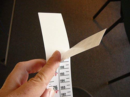 Height Rule - Fractional/Metric - 80 Inch/203 Centimeter Long - White