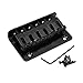 Pixnor 6 String Electric Guitar Hard Tail Fixed Bridge with Wrench (Black)
