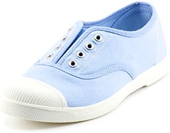 CALICO KIKI JACY-CK01 Women's Washes Laceless Slip-on Sneakers Flats (11 US Light Blue)