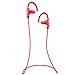 Senbowe™ Bluetooth 4.0 Double Ear Peices with Clear Voice and Noise Cancellation Portable Wireless Stereo Outdoor Sports/Running &Gym/Hiking/Exercise Bluetooth Earbuds Headphones Headsets/Microphone for iPhone 5S 5C 5 4S 4, iPods,HTC One,One mini, One mini 2,iPad Mini, Samsung Galaxy Note 3, Note 2, S5 S4, S3, S2,LG Optimus,LG G3,G2,MOTO X,Most Android Smart Phones and Tablets and other Bluetooth-enabled tablets (Red)