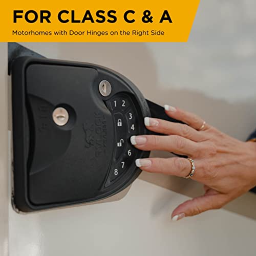RVLock Class C Charter Keyless Entry Keypad and Handle with Fob, All