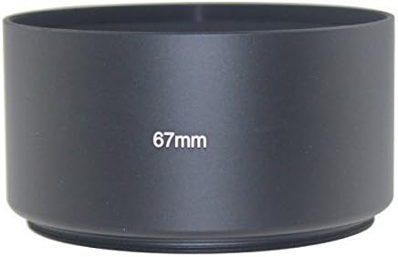 Leadasy Telephoto Lens Hood 67mm Metal Screw for Camera Tele Lens