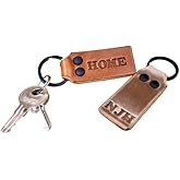 Leather KeyChain | Free Personalization | Key Holder | Leather Keyfob | Women Key Chain | Keychain for Men | Initial Keychain