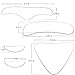 5Pack Silicon Wrinkle Pads - including 2 Piece Eye Wrinkle Flattening Patches,1 Piece Silicone Anti Wrinkle Chest Pads,1 Piece Forehead Pads and 1 Piece Neck Pads for Eliminate and Prevent Wrinkles