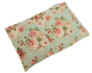 Saco térmico con semillas de trigo y eucalipto.Tiene funda lavable (Flores)