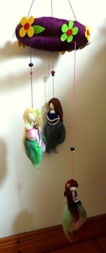 Babywearing Mamas Mobile/ Home Decor/ Needle Felted/ Slingmama/ Attachment Parenting