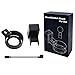 Feiyen Outlet Wall Mount Hanger Stand for Dot 2nd Generation Without Mess Wires Or Screws, Space-Saving Holder Case Plug Mounting Bracket in Kitchens, Bathroom and Bedroom (Black-2Pack)