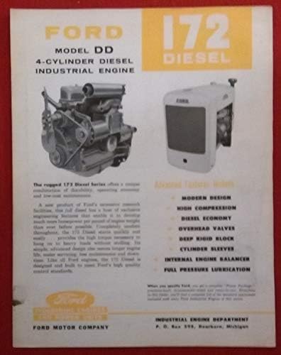 Amazon Com 1960 Ford 172 Diesel Model Dd Cylinder