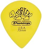 Dunlop 498R.73 Tortex Jazz III XL, Yellow, .73mm, 72/Bag