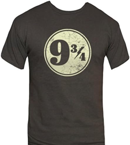 Nine Three Quarters T-Shirt-Harry Potter Hogwarts Novelty Shirt - Heather Royal Blue XXXL