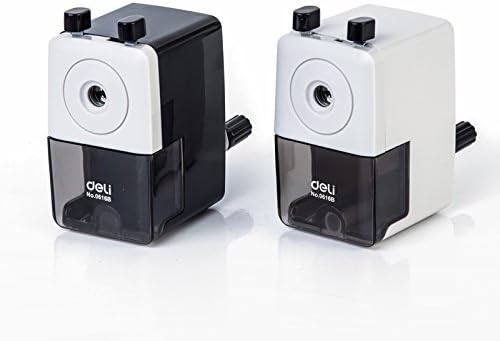 Black & White Mini Pencil Sharpener High Quality Preschool Shape Compact size Portable light weight easy to use Gift for kids Baby Educational