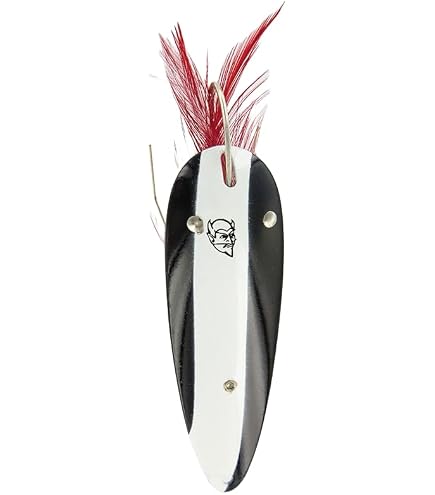 Amazon.com : Dardevle Red Eye Wiggler Nickel Back Fishing Spoons : General  Sporting Equipment : Sports & Outdoors