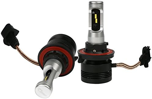 TIREUIS LED Headlight Bulbs Conversion Kit -High Beam Low Beam Adjustable-Beam Double Drive Smart Rapid Cooling -6 Pcs Philips ZES LED Chips-H13(9008) 60W 9600lm 6000k White 3 Years Warranty
