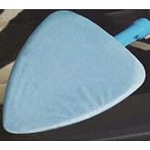 WASHEASY Pack of 3 Streak Free Non Woven Microfiber Replacement Bonnets - Glass Cleaning for Multiple Cleaning Tools (3 Pack)