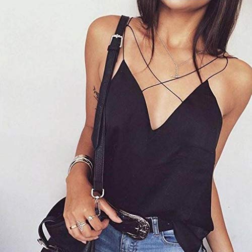 1 Sanyyanlsy+Spaghetti+Low+Cut+T+Shirt+Backless