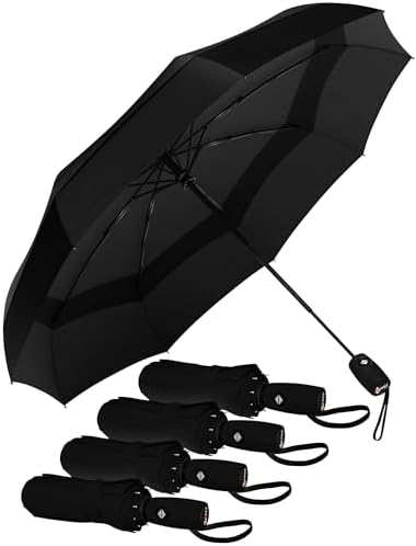 Amazon.com: ShedRain Vex Black Compact Umbrella, Folds to 11