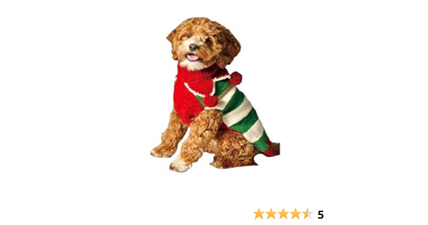 elf dog sweater