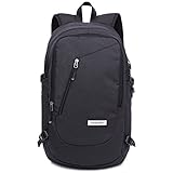 KAKA Classic Travel Backpack Laptop Backpack for 15 inch Laptop Gray