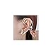 Pixel Jewelry 1985 2PCS Modish Nice Women Butterfly Ear Cuff Clip Stud Crystal Rhinestone Earrings