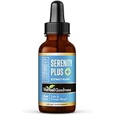 Herbal Goodness Serenity Liquid Extract – Chamomile, Lemon Balm, Valerian Root & Guava Leaf | Natural Calm Sleep Aid for Adults | Relaxing Botanical Blend for Calm, Rest & Wind-Down Support | 1 fl oz