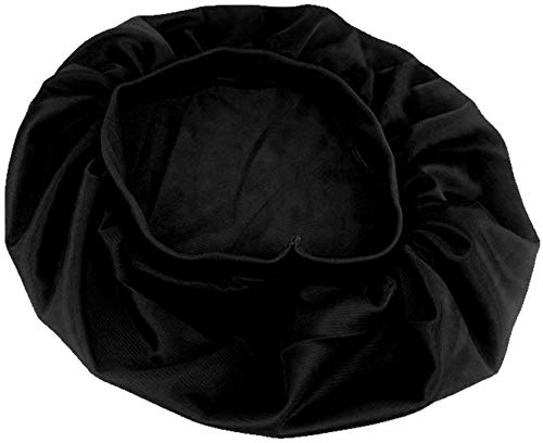 Sleep Cap Silk Stretchy Night Cap Extra Large Adjustable Elastic Rubber Band Sleeping Cap for Sleep, Hair Loss, Hair Protection,Head Cover