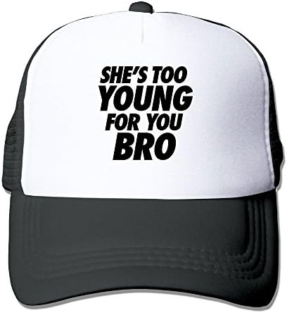 She's Too Young for You Bro - Stayflyclothing.com Big Foam Snapback Hats Mesh Back Adjustable Cap