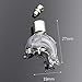 10 Pieces Screw Cap Dolphin Shape Glass Vial Pendant Necklace Pendant Mini Bottle Charms